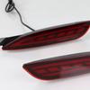 2Pcs For 19-22 Mazda 3 Hatchback Rear Bumper Reflector Fog Brake Indicator Light