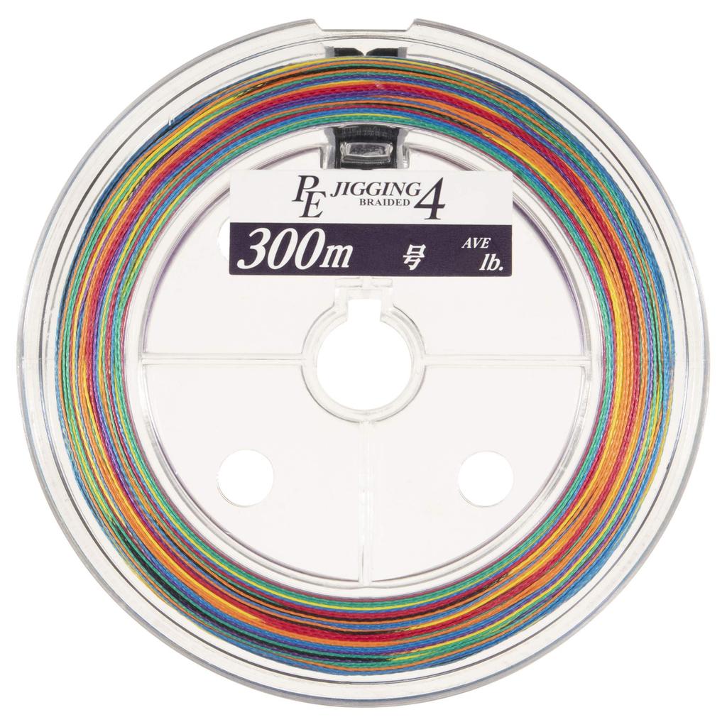 YAMATOYO Плетеный шнур PE Jigging 4 300м 32lb 4 нити 5 цветов 2.5