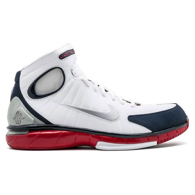 Nike Air Zoom Huarache 2K4 Белый Металлический Серебристый Обсидиан 511425-100