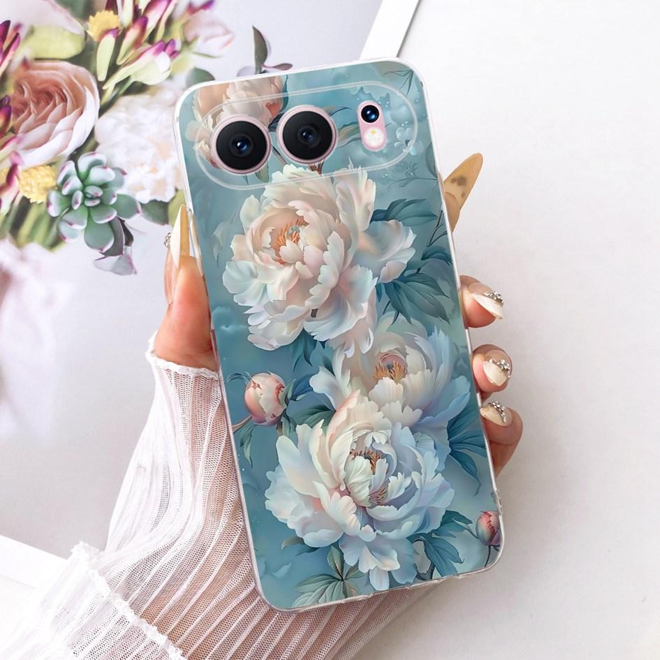 6.55" Чехол для Honor 500 5G Модный Цветок Бант Мягкий Тонкий Силиконовый Чехол для Телефона Для Honor 500 Pro Funda MEY-AN00 Honor500 Capa