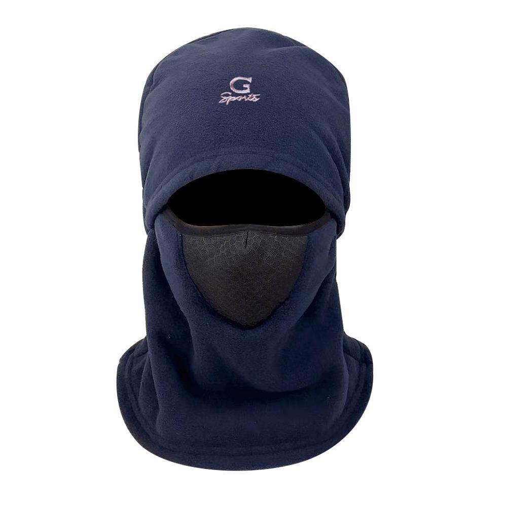 Дышащая сетчатая теплая крышка для лица, двухслойная теплая шапка для шеи, для езды на велосипеде и катания на лыжах на открытом воздухе