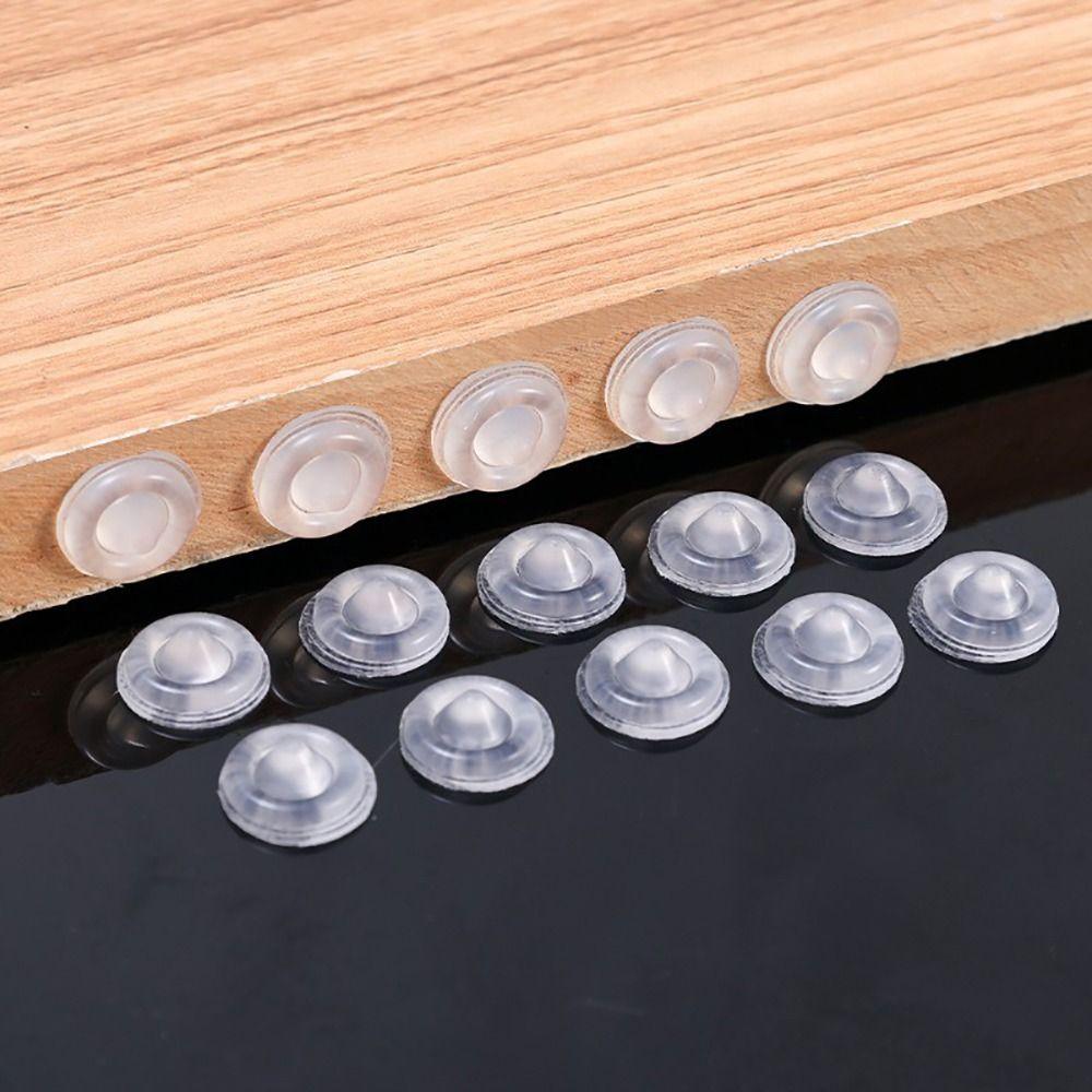 50Pcs/Sheet Self Adhesive Silicone Anti-collision Particle Rubber Wall Cushion Stickers