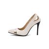 Rose White Women Pumps High Heel Small Big Size 31 50