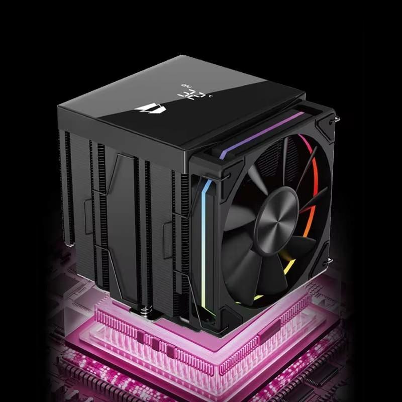 UPSIREN Walrus Glacier 120 Цифровой дисплей 6 Медных Тепловых Трубок Двухбашенный Двухвентиляторный Башенный Воздушный Охладитель CPU Поддержка LGA1851 AMD AM5