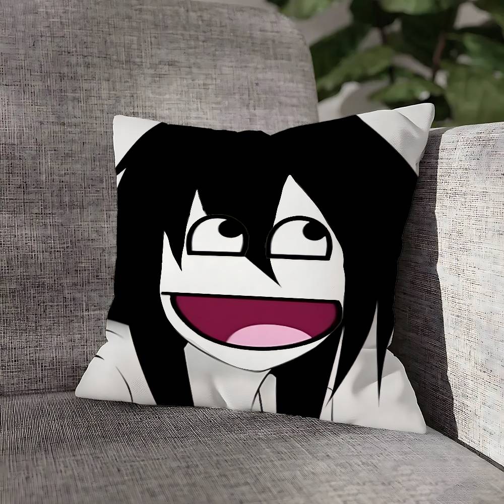 Жуткий городской убийца Джефф Наволочка для диванного декора Автомобиль Офис Комната Принт Наволочка Украшения и Защитник