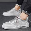 Summer Low-Cut Lightweight Breathable Men's Shoes with Hollow Mesh Leisure Fashion Sports White Board Shoes