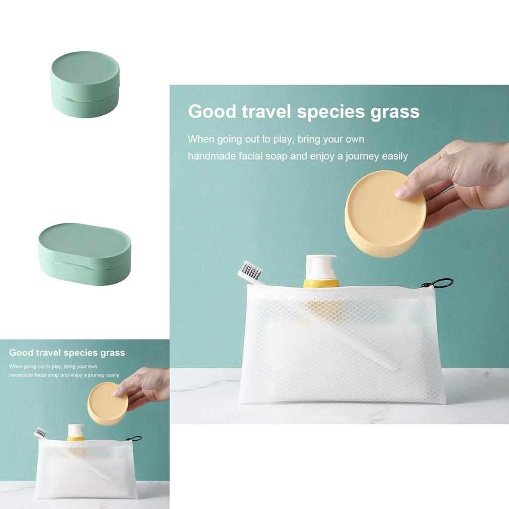 Красочная портативная мыльница для путешествий и домашнего использования с герметичной конструкцией
