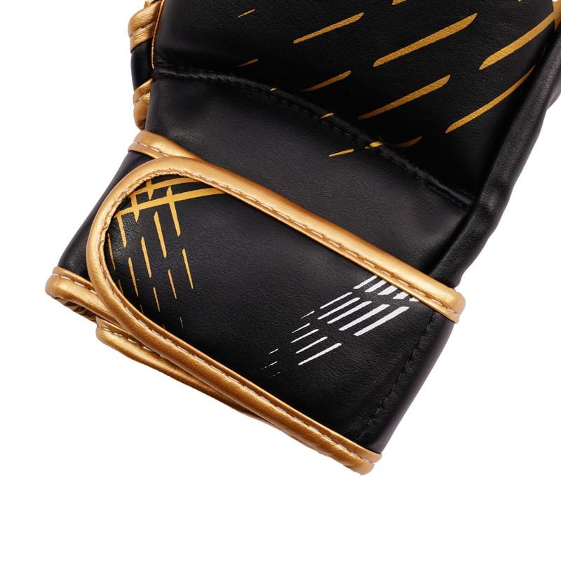 StormCloud Lynx MMA Sparring Gloves Black/Gold 7oz XL