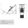 FEEBO Hack Squat Leg Press Machine