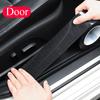 1m/3m/5m 3D Carbon Fiber Car Sticker DIY Paste Protector Strip Auto Door Sill Side Mirror Anti Scratch Tape Waterproof Protect Film Carbon Fiber Tape