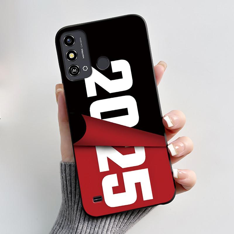 Чехол для ZTE Blade A53 Чехол для телефона ZTE Blade A53 Pro Задняя крышка Силиконовый Мягкий Черный ТПУ Роскошный Милый Любовь Кролик Забавный Бампер Защитный корпус
