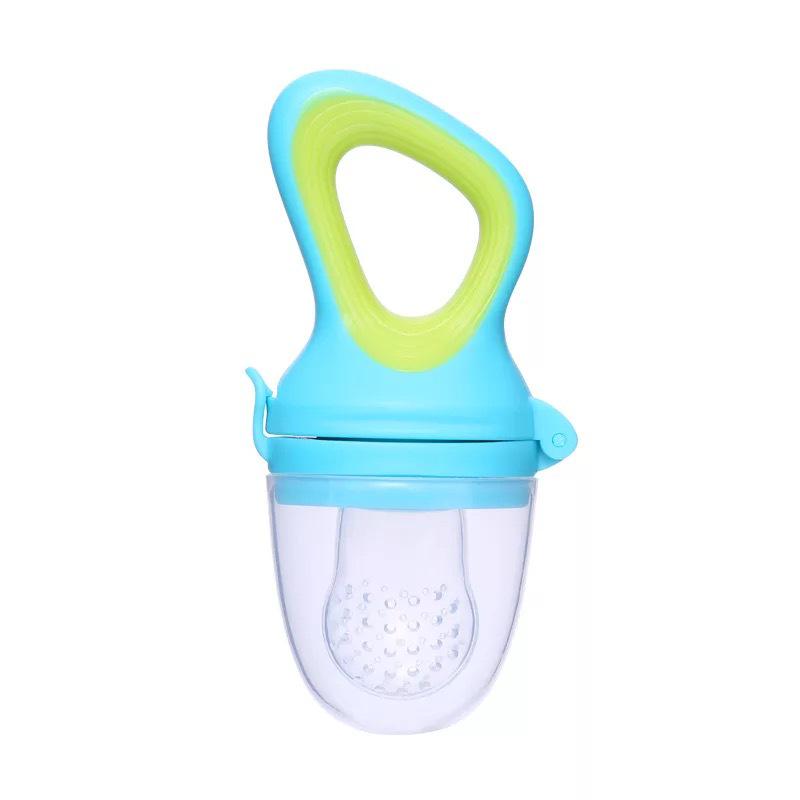 Детский прорезыватель для фруктов и овощей - Сетчатый мешочек с толкателем для легкого самостоятельного кормления