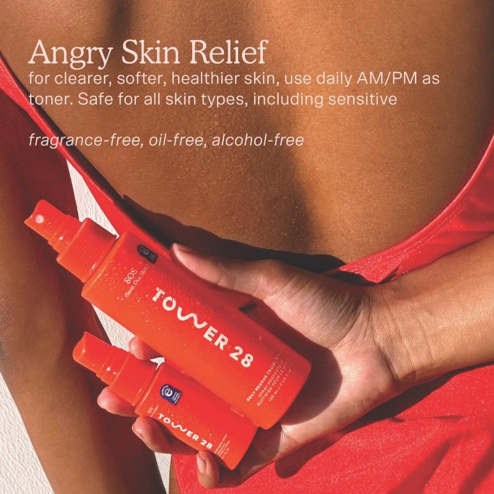 Tower 28 Beauty Sos Daily Rescue Facial Spray Jumbo Refill