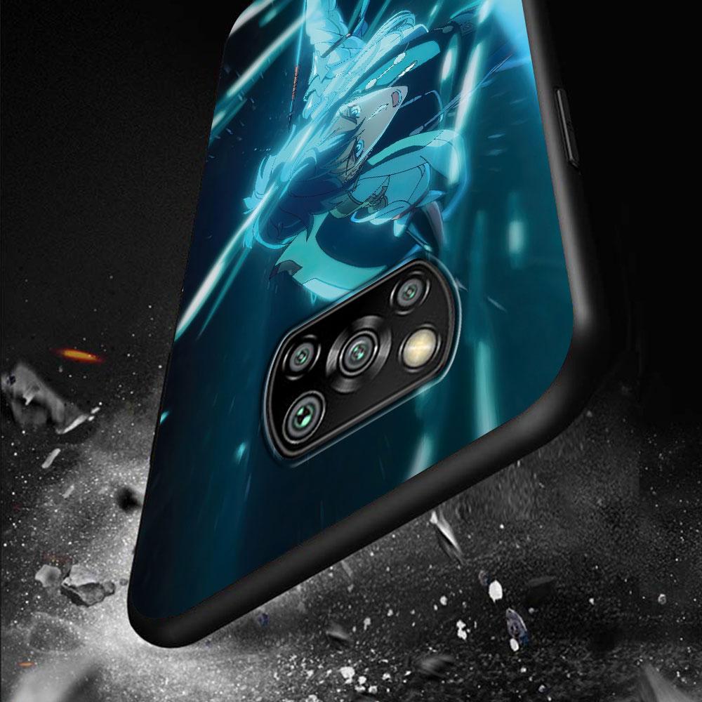 Чехол Honkai Star Rail для Xiaomi Poco X5 X3 NFC M5s F3 M4 M3 M2 Pro, черный, мягкий, силиконовый чехол для телефона