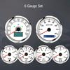 RHAXEL GPS Speedometer 160MPH 200KM/H Tachometer 8000RPM Fuel Level Water Temp. 0-120℃ Oil Pressure 0-10Bar 0-150Psi Voltmeter