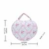 Cute Design Handheld Cosmetic Bag Quilting Cotton Floral Pattern Toiletry Bags Large Capacity Zipper Makeup Bag Handbag Storage