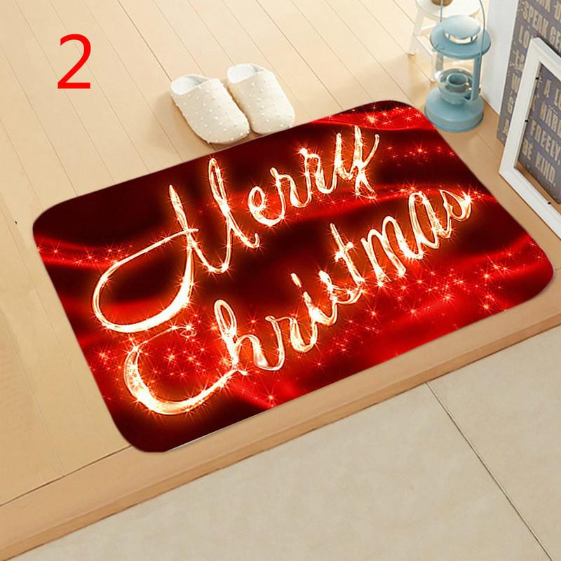 Santa Claus Christmas Doormat Carpet Floor Carpet Home Page Merry Christmas Tree Decoration Happy New Year 2020 Christmas Gift
