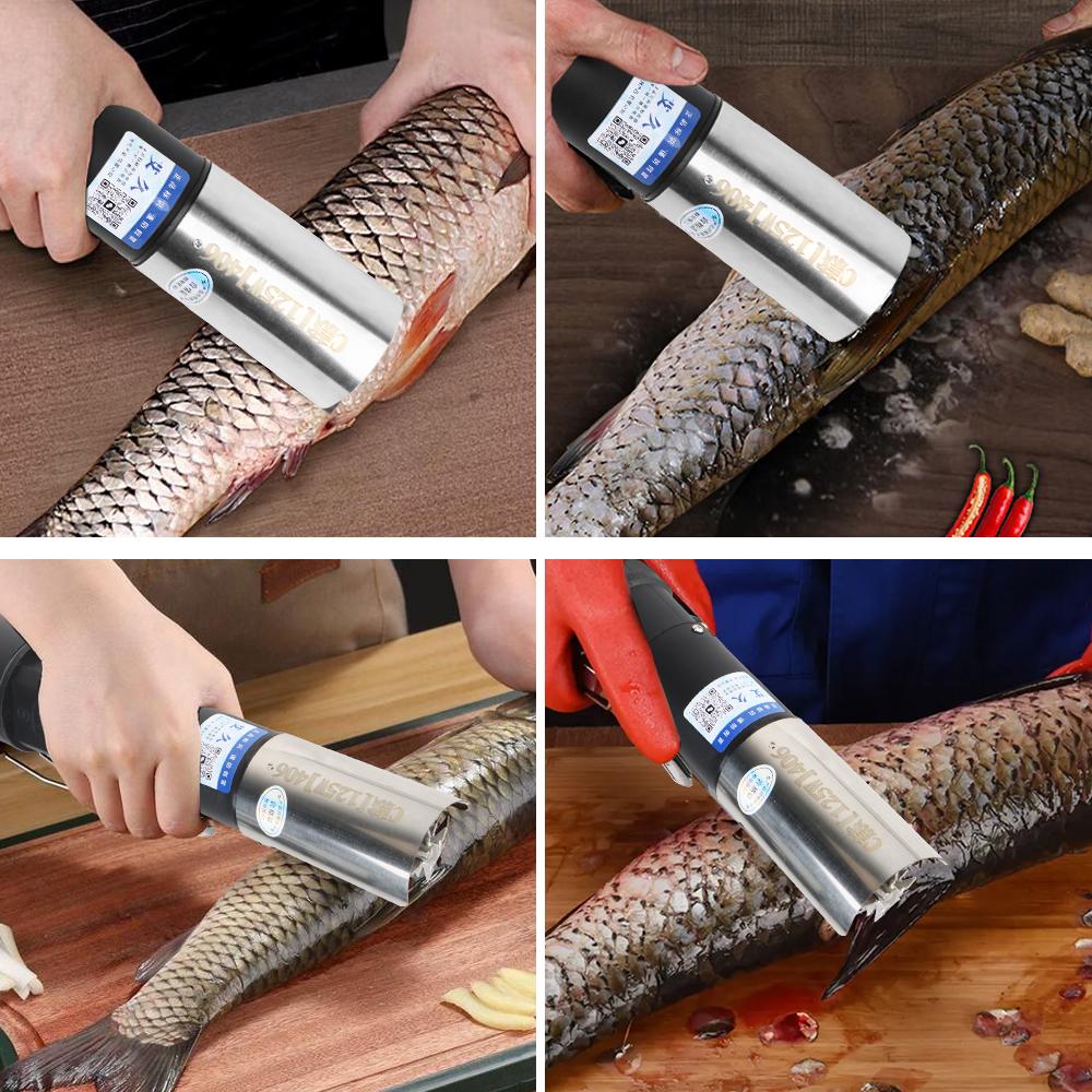 Fishing Clean Easy Fish Stripper 125 Вт для кухни, домашний очиститель, инструмент, электрический скребок для рыбы, нож для морепродуктов, зарядный адаптер 7000 об/мин