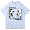 Attack On Titan TShirts Eat Your Protein Shirt Unisex Unisex Summer Casual ONeck Short Sleeve Shirts
