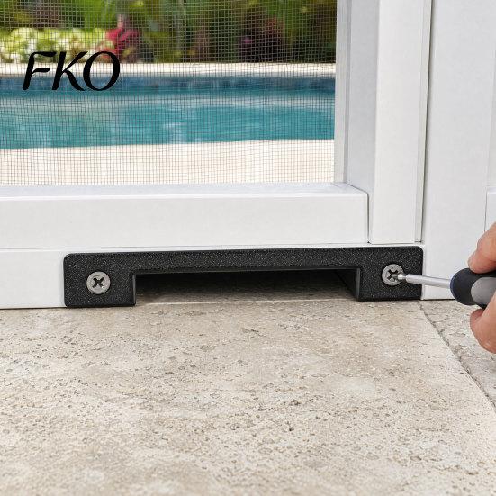 Durable Outdoor Door Seal Kit 2Pcs Screen Room Drain Kit, Patio for Aluminum Porch Enclosure Bottom, Drainage Strip Insect & Dust Proof Water Inserts