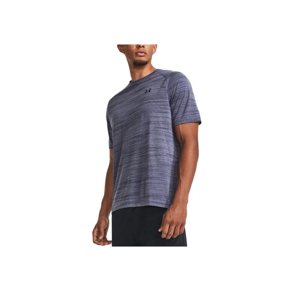 Under Armour Мужская футболка с коротким рукавом и круглым вырезом Ua Tech™ 2.0 Tiger Logo Print, свитер, синий цвет 1377843-410