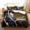 3d Printing Game Afro Samurai Bedding Set Cartoon Anime Three-piece Set Adult Kid Bedroom Duvet Cover Sets 3D Print Kawaii Girls