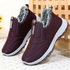 Cotton Shoes Winter Women's Shoes Velvet Thickened Cotton Boots One Pedal Mother Shoes Large Size Short Boots Couple Old Man Shoes