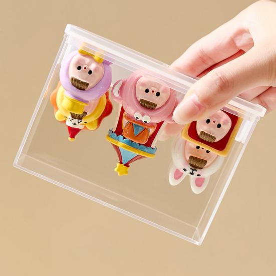 Стойка-витрина для хранения Мини-органайзер для статуэток Прозрачный дизайн Пыленепроницаемый Штабелируемый Витринный шкаф Коробка для хранения