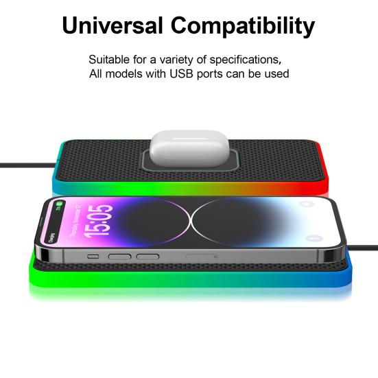 Компактное автомобильное зарядное устройство для телефона, быстрая зарядка, беспроводная эффективная идеальная установка, легкое автомобильное зарядное устройство для телефона