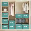 Large Capacity Fabric Storage Box Drawer Style Clothes Organizer with Handle