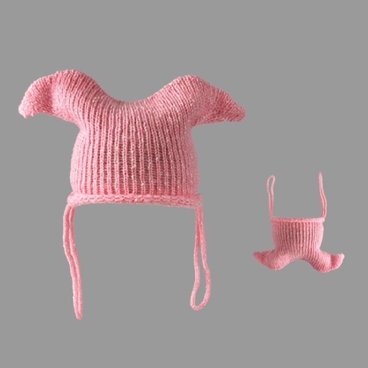 Забавные вязаные шапки-бини, оригинальные клоунские шапки для женщин, девушек, зимний повседневный головной убор