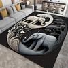 Elephant Non-Slip Mat - Machine Washable Indoor/Outdoor Rug for Nursery/Living Room/Farmhouse Decor