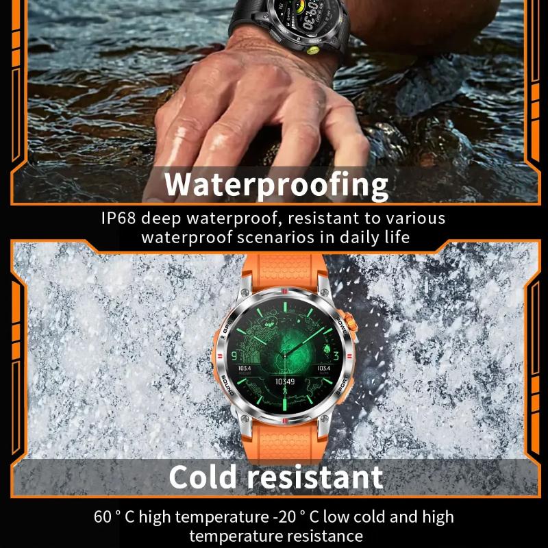 2025 New Outdoor Professional GPS Trajectory Smart Watch 1.5"HD Screen Waterproof Bracelet BT Call Smartwatch Men for Android IOS