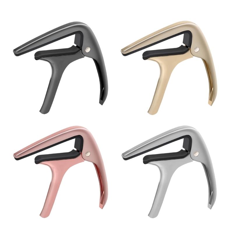 Metal Guitar Capo Easy to Carry Recording Studio Spring Clamp Capo Perfect for Beginners and Professional Player