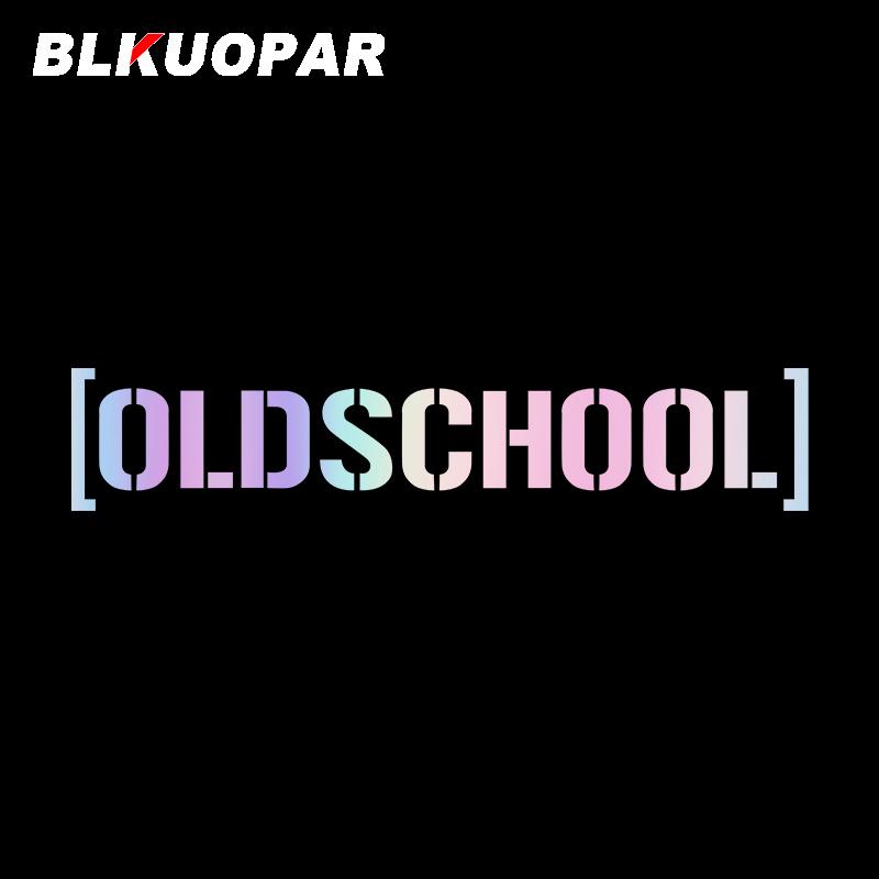 BLKUOPAR для Старых Школьных Наклеек на Автомобиль Модные Простые Наклейки Водонепроницаемые Защита от Солнца Окна Фургон Мотоцикл Декор Стайлинг Автомобиля