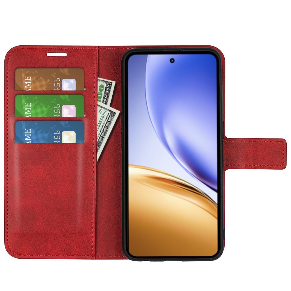 Для Realme 14 5G Чехол-подставка Защита от царапин Текстура телячьей кожи Чехол для телефона