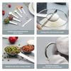 YFWOOD 7-Piece Measuring Spoon Set, Flour Measuring Spoon, Stainless Steel Tablespoon, Teaspoon, and Thin Spatula, Imported from Europe and the US, Ea