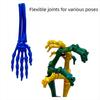 2PCS 7 Colors Simulated Skeleton Palm PLA Halloween Skull Hand  Table Ornament