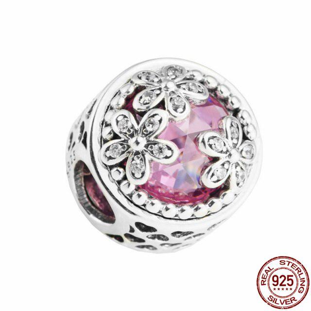 925 Sterling Silver Glass Beads Charms for Jewelry DIY Making Fit Original Bracelets Bangles for Women Gift
