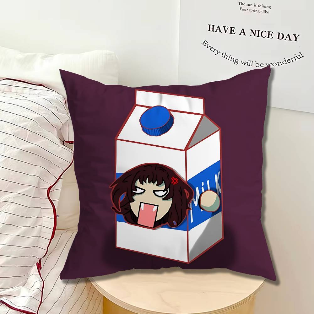 Milk Inside a Bag chan Milk Pillow cases Sofa cushion cover home bedroom room decoration
