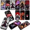 Cover for Apple iPhone 16 15 14 Plus 13 12 Mini 17 Pro Max + ProMax 16E Air Phone Case Obito Sasuke Narutos Itachi Uchiha Tobi