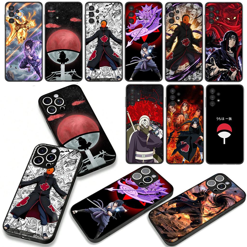 Cover for Apple iPhone 16 15 14 Plus 13 12 Mini 17 Pro Max + ProMax 16E Air Phone Case Obito Sasuke Narutos Itachi Uchiha Tobi