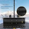 HCNRC Wheeled Adjustable Push Snow Shovel