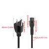 Power Cable Cord with 3Pin Prong Cloverleaf Connectior for Laptop Notebook Scanner Printer Power Supply 1.2m 4ft