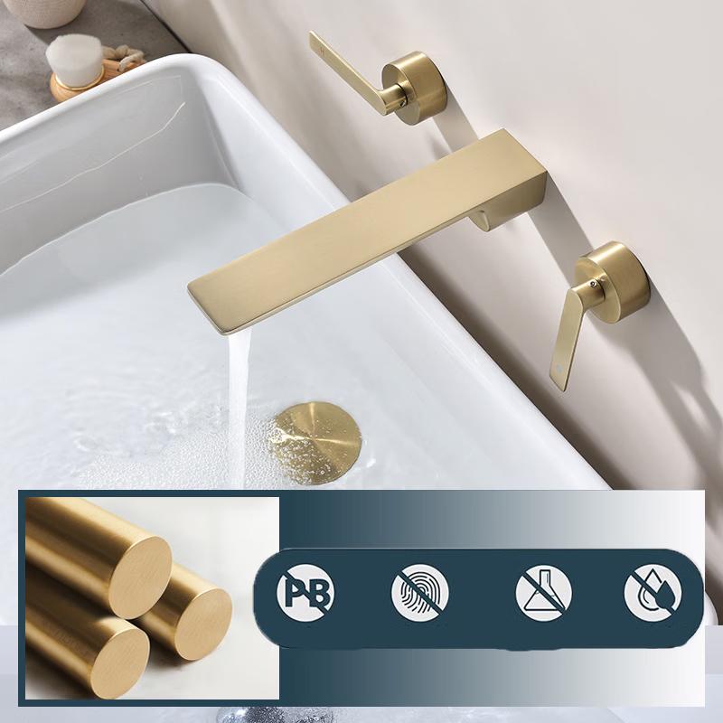 Wall-Mounted Bathroom Basin Faucet