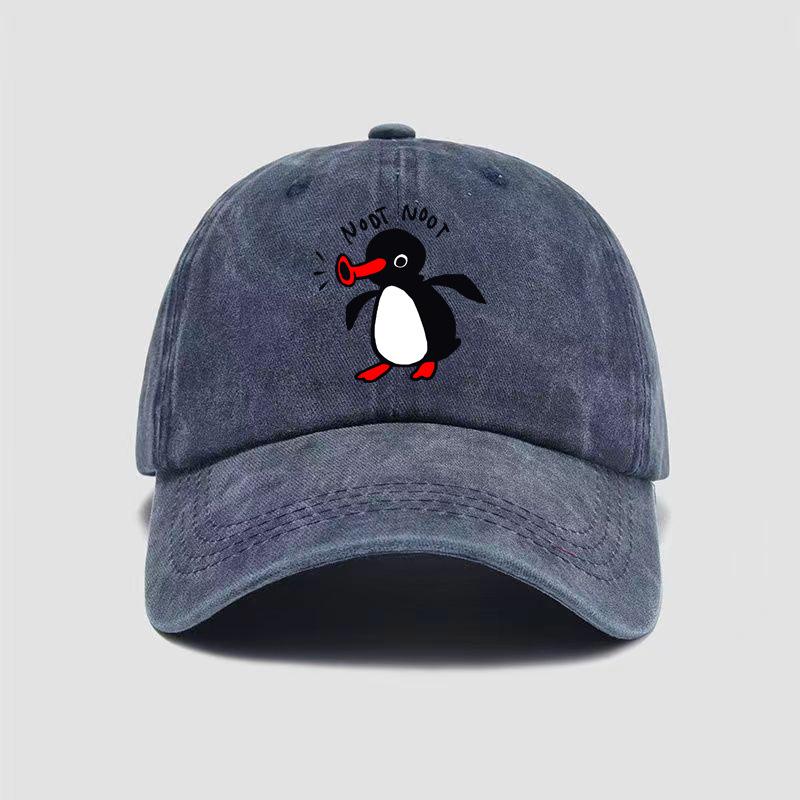 Мужские Женские Кепки Козырек Защита Snapback Пингвин Пинга Пингвин ТВ Кепки Noot Бейсболка Универсальная Модная Для Повседневной Носки
