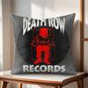 Подушка с принтом DDeath Row Records Натуральный лен Органическая ткань Двусторонняя печать Наволочки для диванных подушек Декор для дома