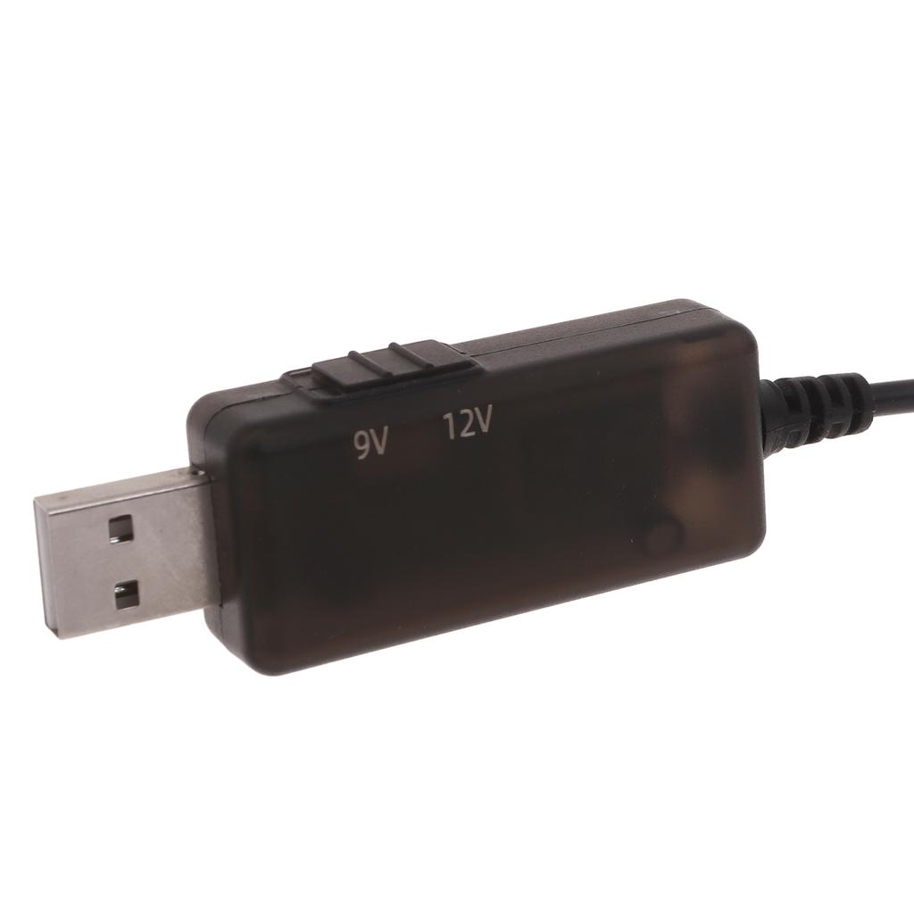 USB 5V к DC9V 12V Преобразователь Повышающий Напряжение Преобразователь Кабель Питания Шнур USB к Разъему 5.5x2.1мм Линия Питания DC