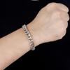 925 Sterling Silver Men's Stylish Viking Cuban Chain Bracelets Rock Punk Charm Classic Male Wrist Jewelry Gift