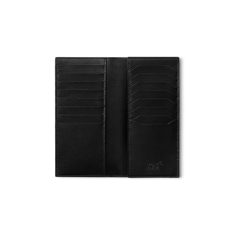 Montblanc Meisterstück Hexagonal White Star Leather Wallet Men Wallet Ink-Blue 131696